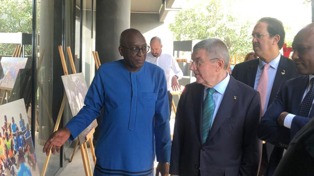IOC President visits Olympafrica headquarters